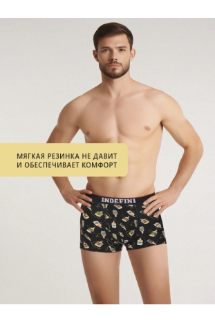 Мужские трусы боксеры "Индефини" (Арт.631000-3017MUF)